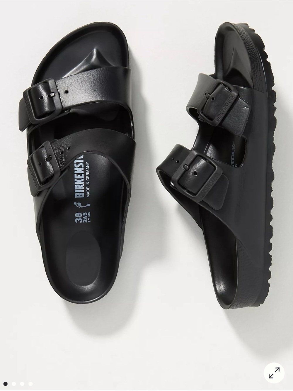 BIRKENSTOCK Unisex Waterproof EVA Sandals size 41 Men 8-8.5 women 10-10.5